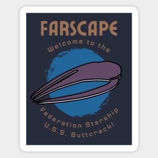 Farscape Design | Moya, U.S.S. Buttcrack Magnet